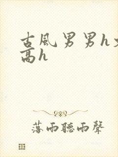 古风男男h文肉高h