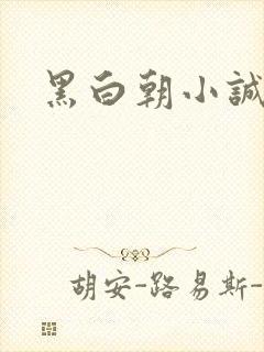 黑白朝小诚