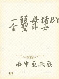 一头母猪BY黄金圣斗士