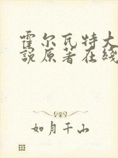 霍尔瓦特大街小说原著在线阅读