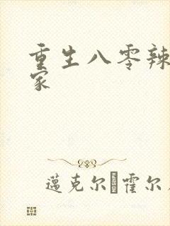 重生八零辣妻当家