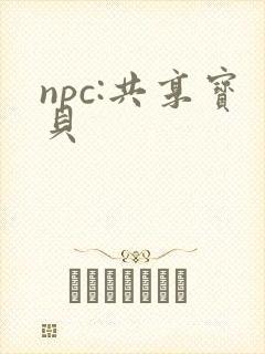 npc:共享宝贝