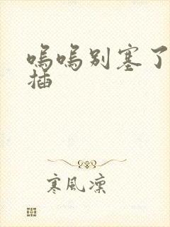 呜呜别塞了啊抽插