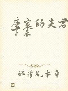 唐家的夫君们帘下衾