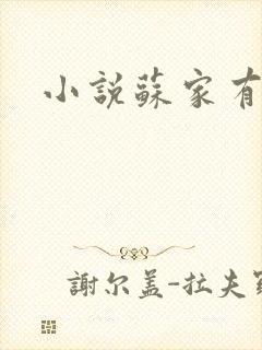 小说苏家有女