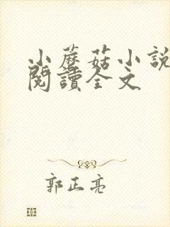 小蘑菇小说免费阅读全文