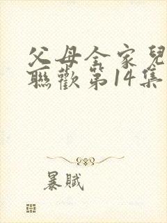 父母全家儿女大联欢第14集