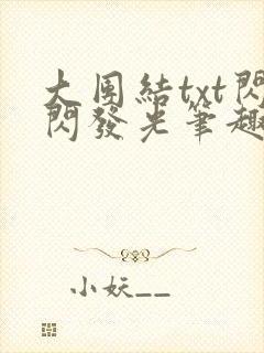 大团结txt闪闪发光笔趣阁