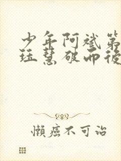 少年阿斌第二部珏慧破而后立