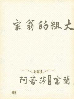 家翁的粗大