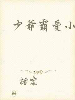 少爷霸爱小丫头