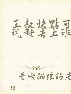 王叔快点可以吗我赶去上班