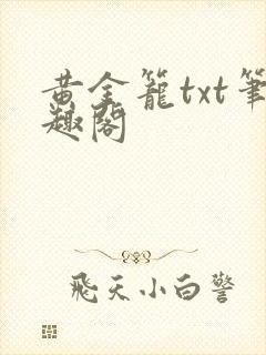 黄金笼txt笔趣阁