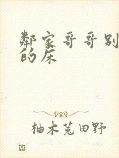 邻家哥哥别上我的床