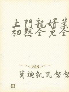 上门龙婿叶辰萧初然全免全集