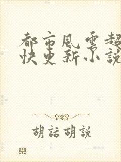 都市风云超前超快更新小说
