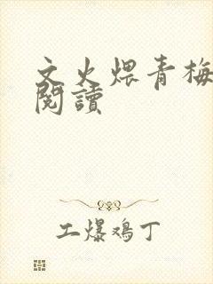 文火煨青梅免费阅读