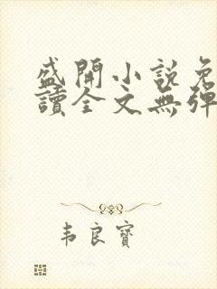 盛开小说免费阅读全文无弹窗