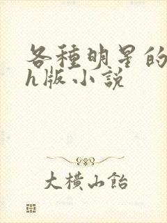 各种明星的综艺h版小说