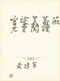 官途吴蔷薇全文免费阅读