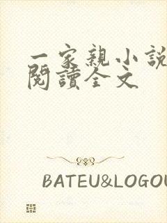 一家亲小说免费阅读全文