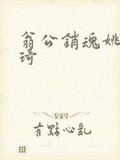 翁公销魂姚瑶琦琦