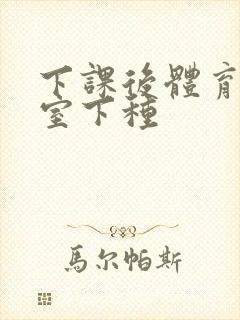 下课后体育器材室下种