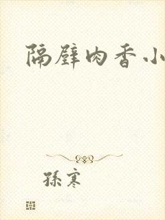 隔壁肉香小说