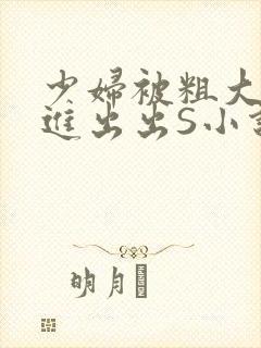 少妇被粗大猛进进出出S小说