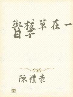 与校草在一起的日子