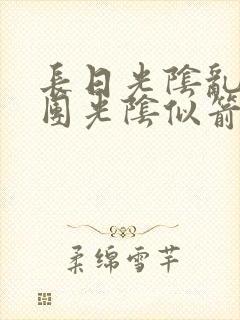 长日光阴乱作一团光阴似箭笔趣