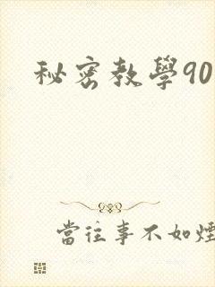 秘密教学90