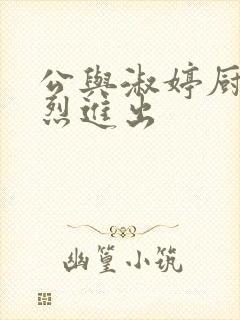 公与淑婷厨房猛烈进出