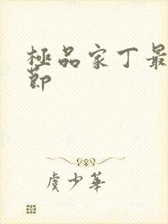 极品家丁最新章节