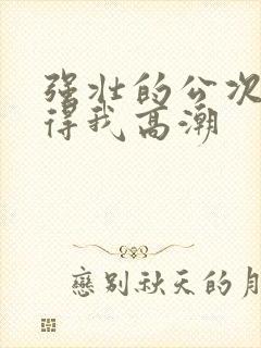 强壮的公次次弄得我高潮