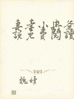 妻孝小冉爸爸小说免费阅读