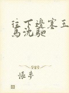 往下边塞玉器骑马沈驰