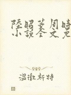 陆昭菱周时阅的小说全文免费阅读