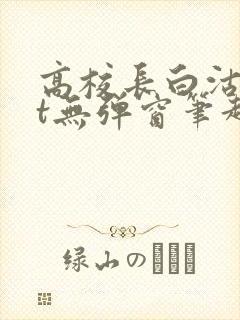 高校长白沽txt无弹窗笔趣阁