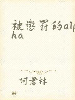 被惩罚的alpha