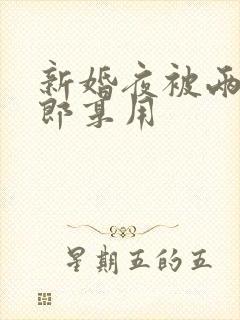 新婚夜被两个伴郎享用