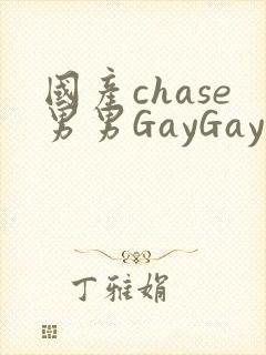 国产chase男男GayGay