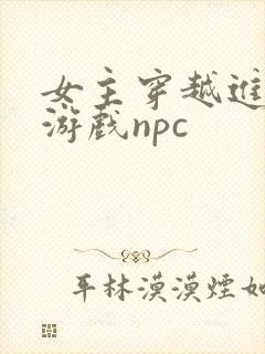 女主穿越进18游戏npc