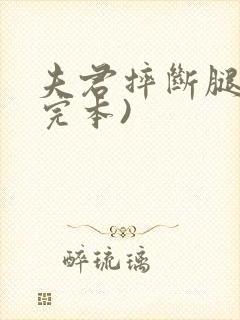 夫君摔断腿后(完本)