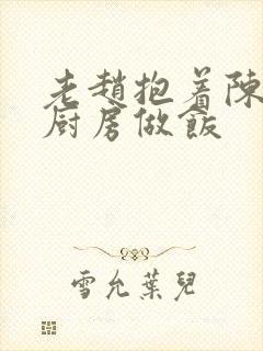 老赵抱着陈婷在厨房做饭