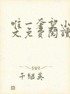 唯一奢望小说全文免费阅读