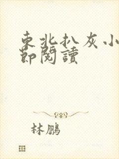 东北扒灰小说分节阅读