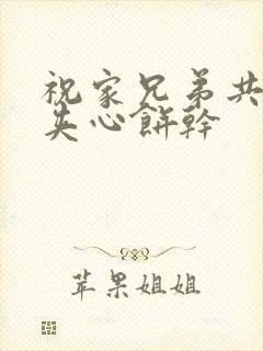 祝家兄弟共享后夹心饼干