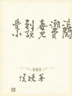 爱到春潮滚滚来小说免费阅读