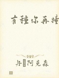 有种你再撞一下